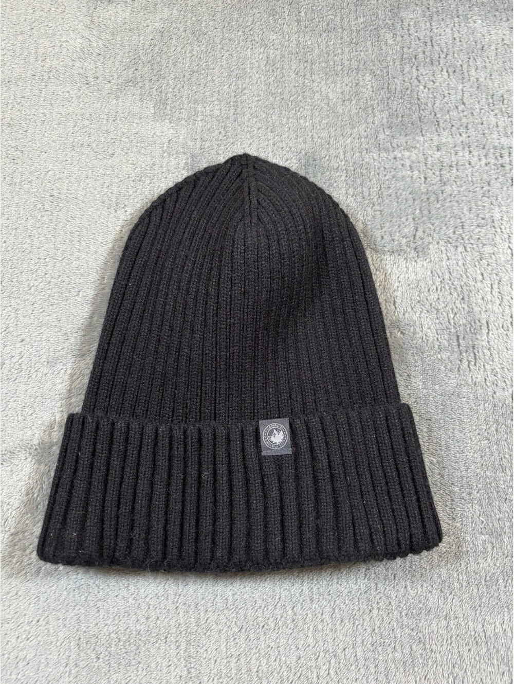 Canada Weather Gear Black Knit Beanie Winter Cozy Casual Classic